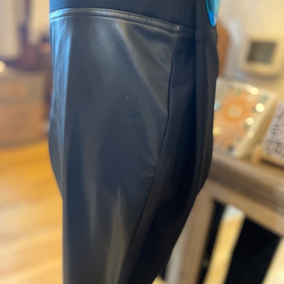 Tommy Hilfiger Faux Leather Pants, Black, NWOT, 16 - Picture 7 of 8